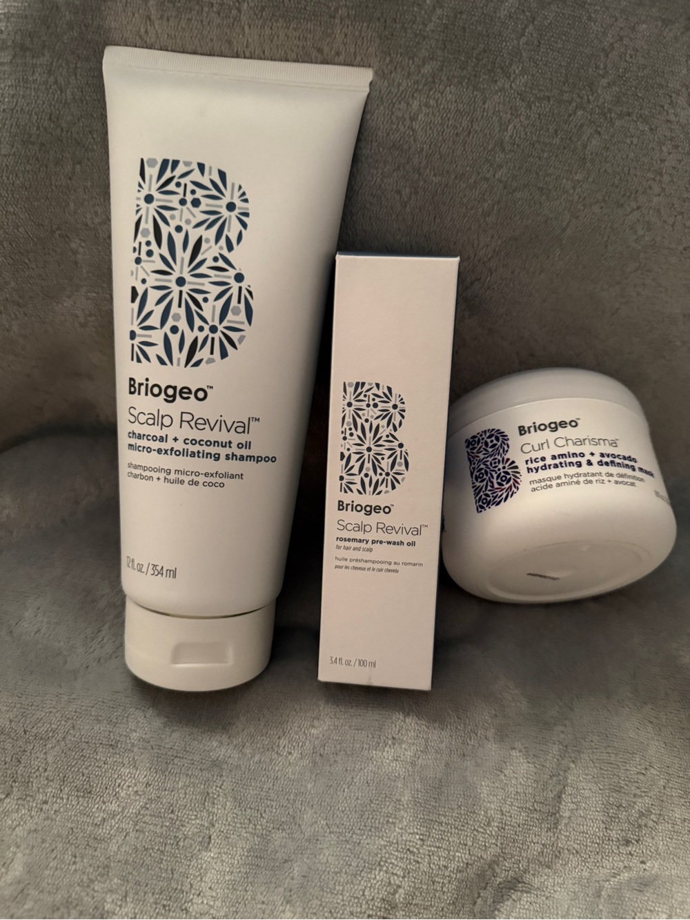 🔥 Briogeo Hair & Scalp Treatment Bundle - Shampoo, Pre-Wash Oil & Curl Mask 🔥
